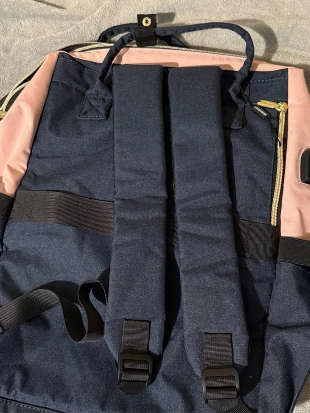 Lovevook Women's Pink and Black Backpack
